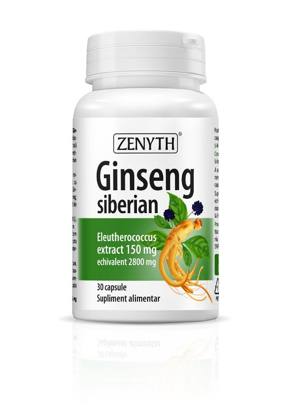 Ginseng siberian 30cps - Zenyth Pharmaceuticals