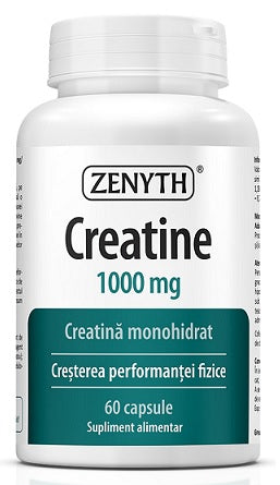 Creatine 1000mg 60cps - Zenyth Pharmaceuticals