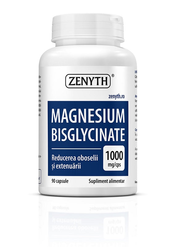 Magnesium bisglycinate 1000mg 90cps - Zenyth Pharmaceuticals