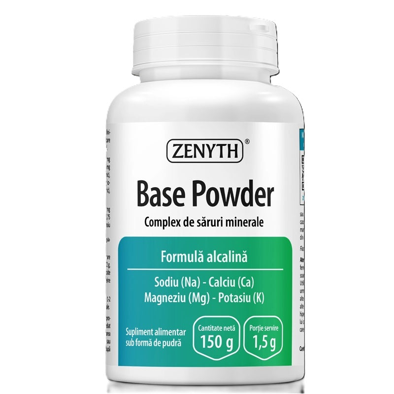 Base Powder, complex de săruri minerale 150 g – Zenyth - Calciu