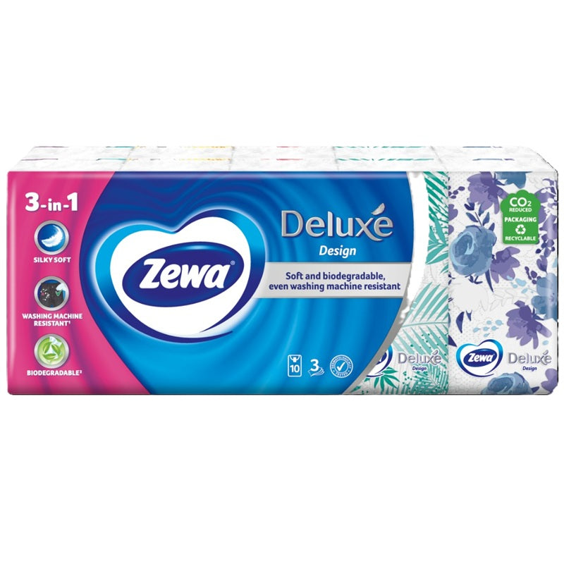 Servetele nazale deluxe design 3straturi 10pac/set - Zewa
