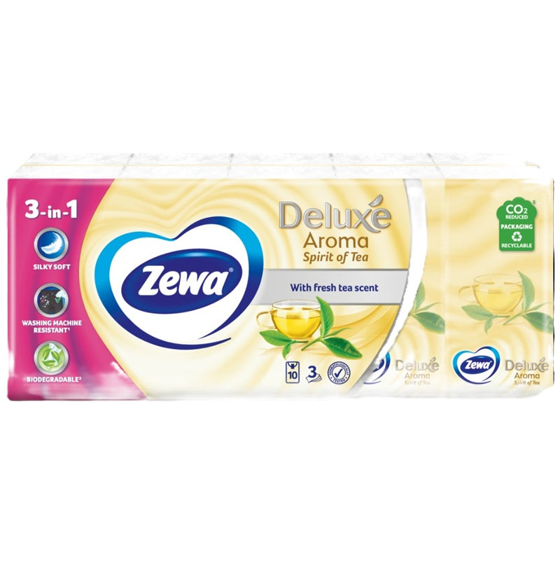 Servetele nazale deluxe spirit of tea 3straturi 10pac/set - Zewa
