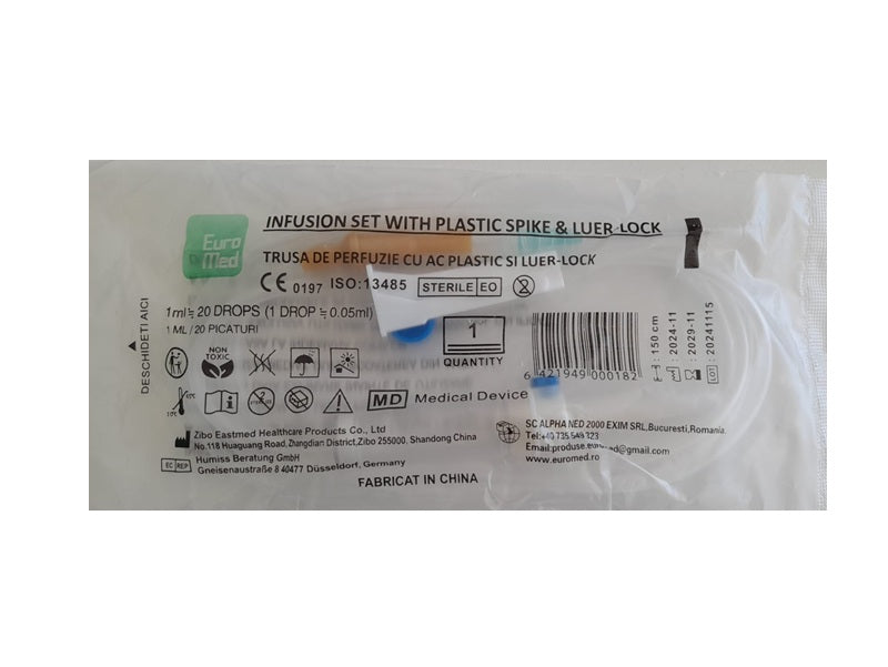 Perfuzor cu ac plastic - Zibo Eastmed Healthcare Products Co. Ltd