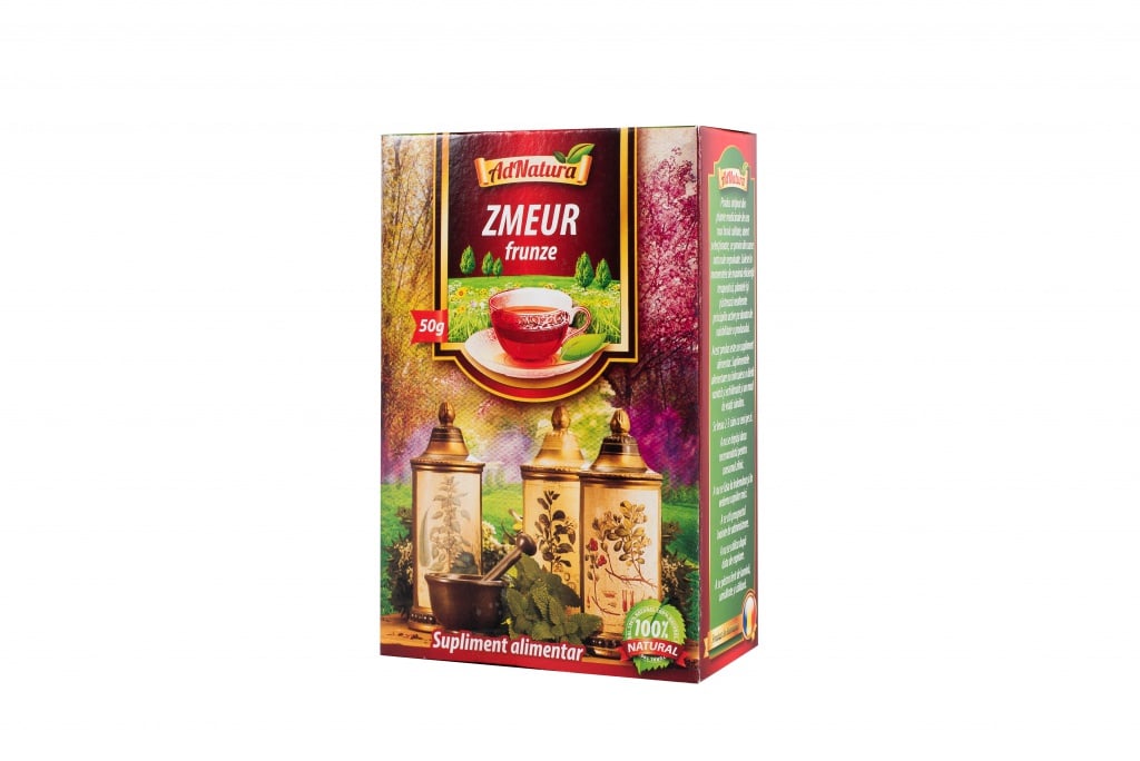 Ceai de zmeur frunze 50gr - Adserv